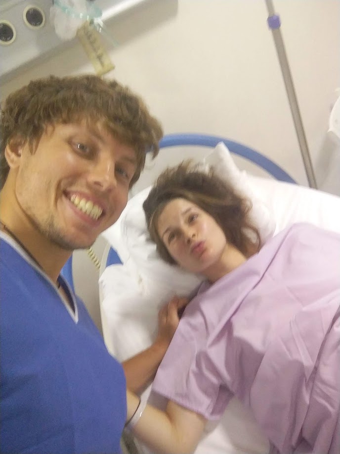 Moved to Bucharest immediately after my trip to the UK, 1 week before she gave birth.