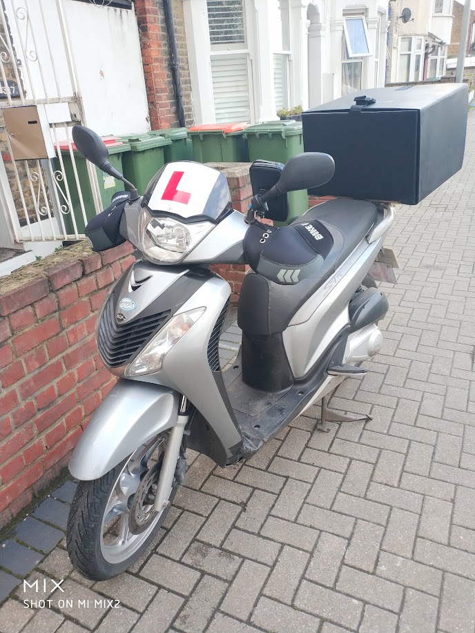 My first diesel scooter ever (after about 7 electric ones in China).