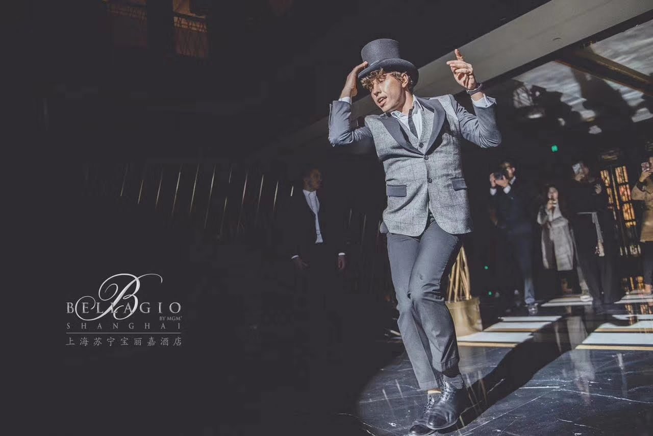 Last gig in Shanghai: opening of the Bellagio Hotel Shanghai Bund.
